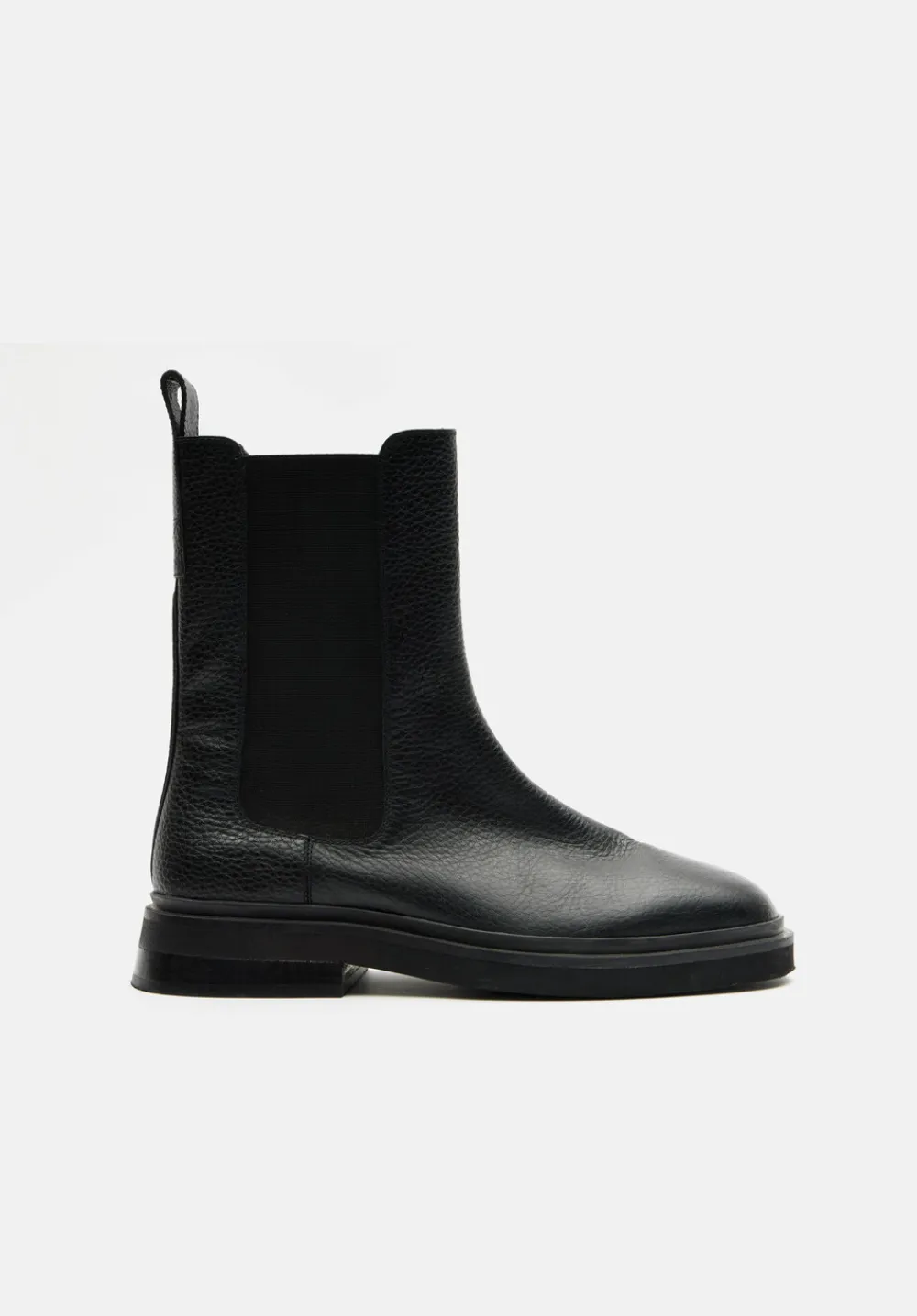 hush Boots|Aaliyah Leather Chelsea Boot Black