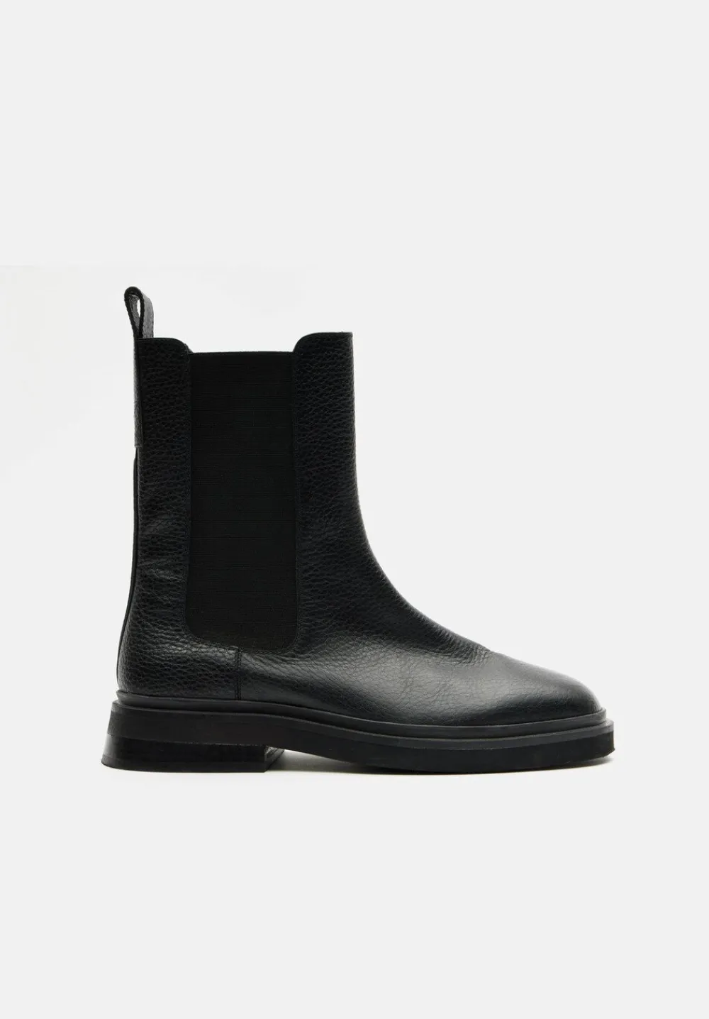 hush Boots|Aaliyah Leather Chelsea Boot Black