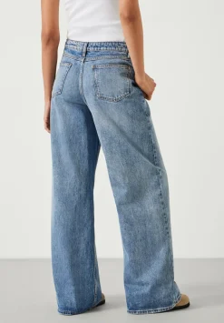 hush Jeans|Abi Wide Leg Jeans Authentic Light Wash