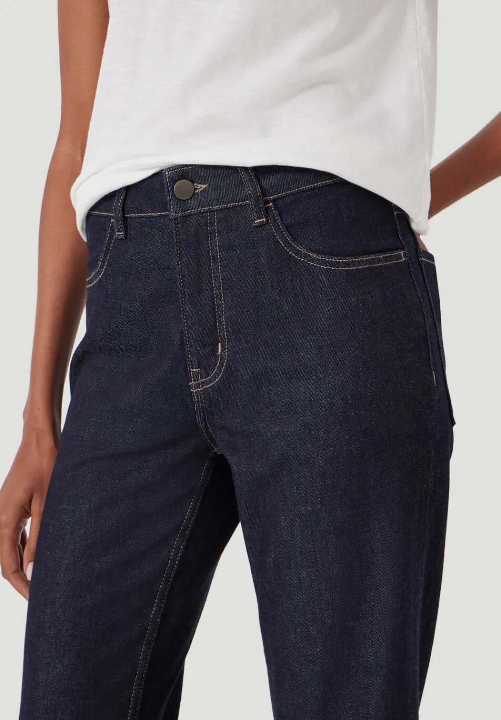 hush Jeans|Agnes 2.0 Turn Up Jeans Rinse wash