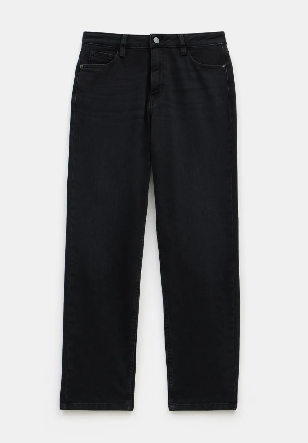 hush Jeans|Agnes Straight Leg Jeans Washed Black