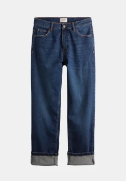 hush Jeans|Agnes Straight Leg Jeans Mid Blue Authentic