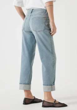 hush Jeans|Agnes Straight Leg Jeans Light Authentic Blue
