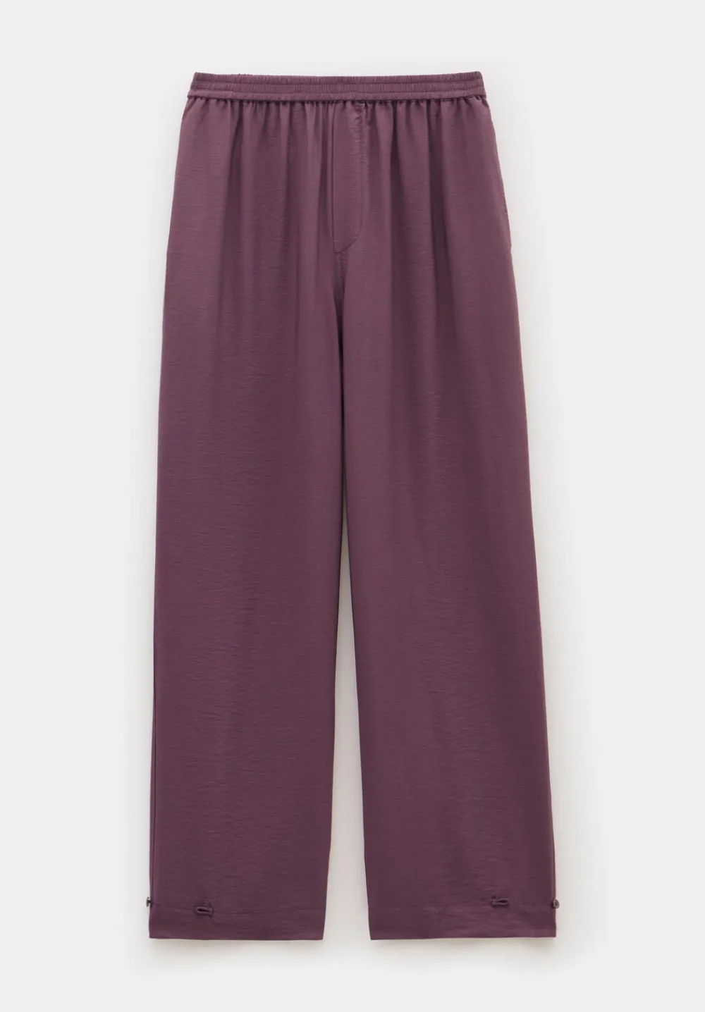 hush Trousers|Air Flow Ankle Grazer Trousers Fudge Brown
