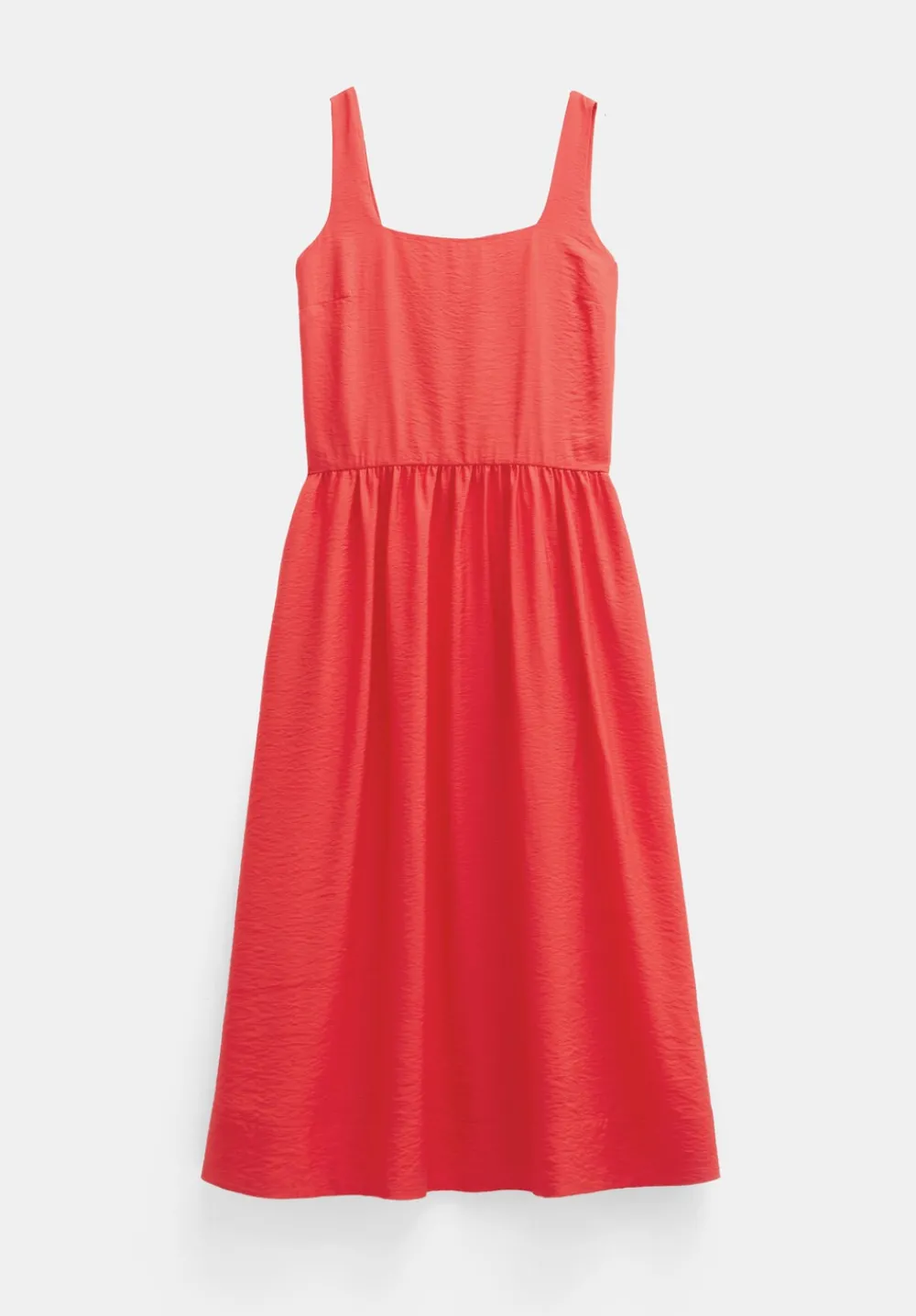 hush Dresses|Air Flow Square Neck Midi Ballerina Dress Red
