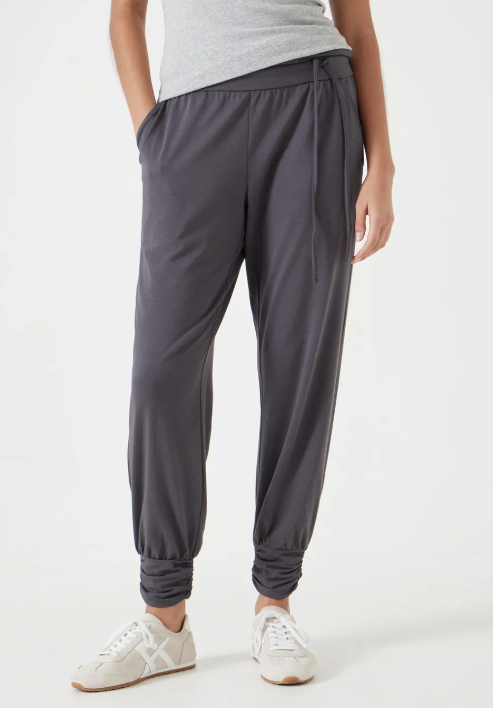 hush Joggers & Leggings|Trousers|Alexa Harem Trousers Charcoal Grey