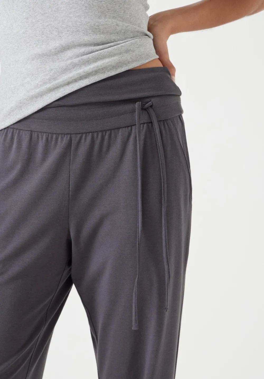 hush Joggers & Leggings|Trousers|Alexa Harem Trousers Charcoal Grey