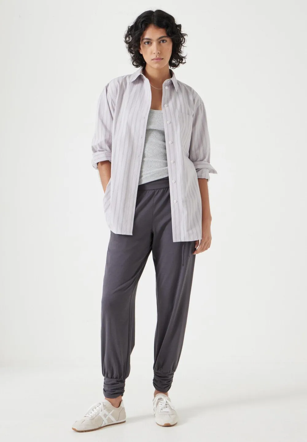 hush Joggers & Leggings|Trousers|Alexa Harem Trousers Charcoal Grey