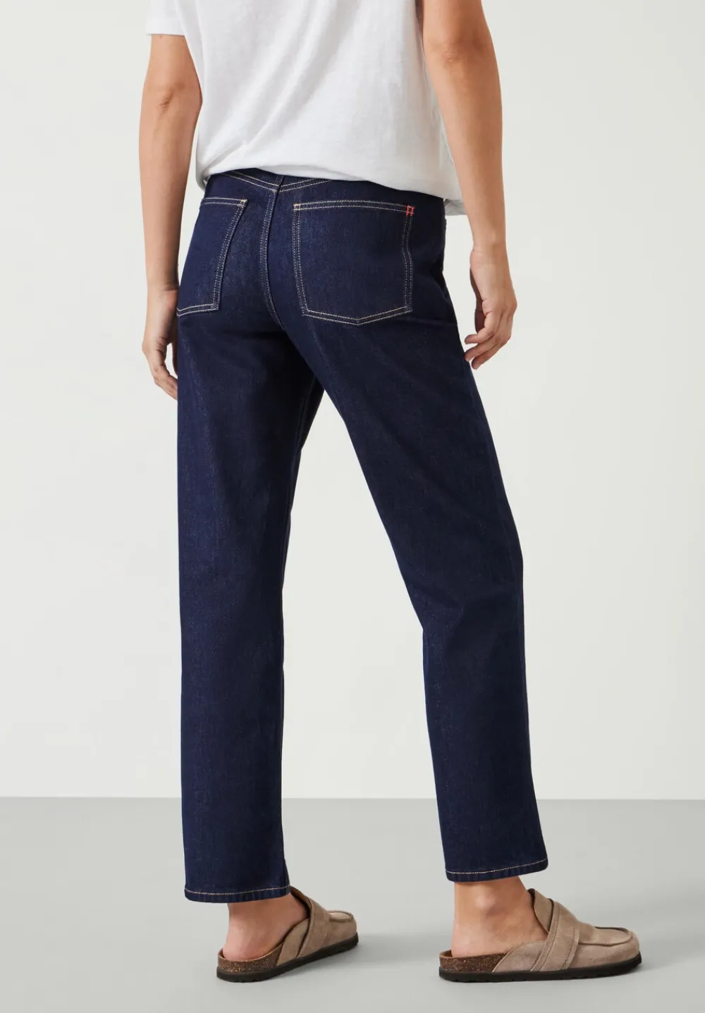 hush Jeans|Alexa Straight Leg Jeans Dark Indigo