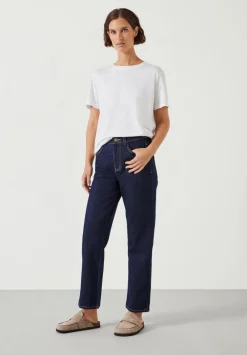 hush Jeans|Alexa Straight Leg Jeans Dark Indigo