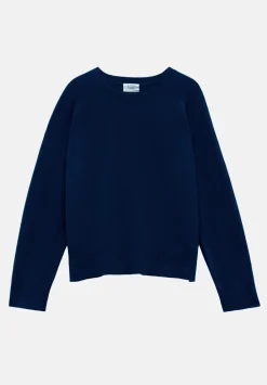 hush Jumpers & Cardigans|Alina Cashmere Crew Jumper Deep Navy