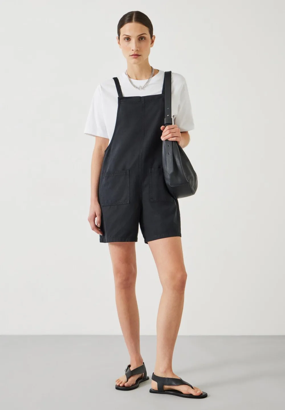 hush Jumpsuits|Allegra Relaxed Playsuit Washed Black