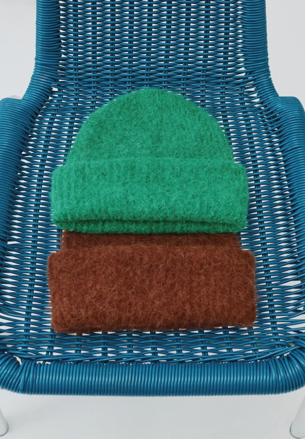 hush Hats|Alpaca-Blend Ribbed Beanie Bright Green