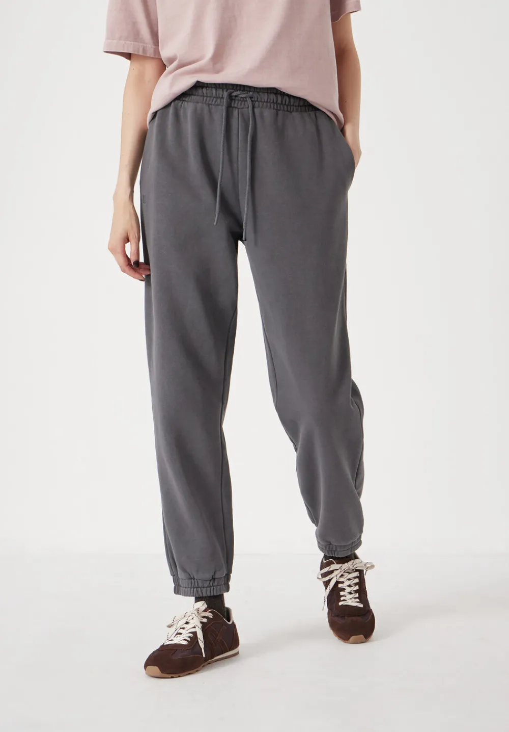 hush Joggers & Leggings|Trousers|Alyna Pocket Detail Joggers DARK GREY