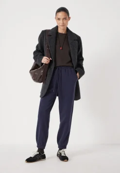 hush Joggers & Leggings|Trousers|Alyna Pocket Detail Joggers Navy