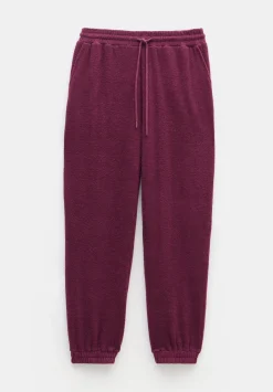 hush Joggers & Leggings|Trousers|Alyna Textured Joggers Wine Red