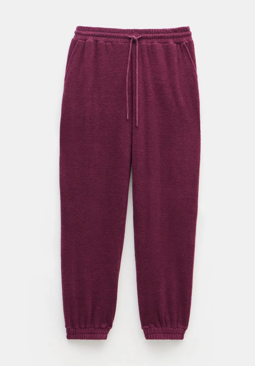 hush Joggers & Leggings|Trousers|Alyna Textured Joggers Wine Red