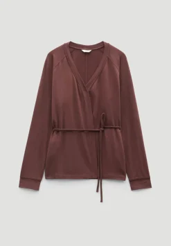 hush Tops & T-Shirts|Jumpers & Cardigans|Amie Edge to Edge Cardigan Rum Raisin