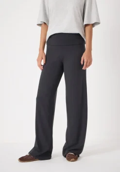 hush Joggers & Leggings|Amie Fold Over Waist Joggers Black