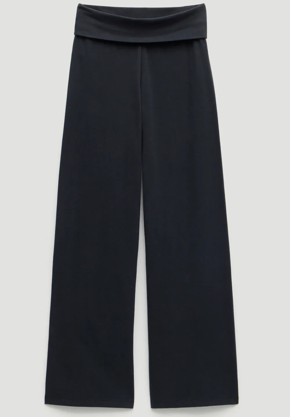 hush Joggers & Leggings|Amie Fold Over Waist Joggers Black