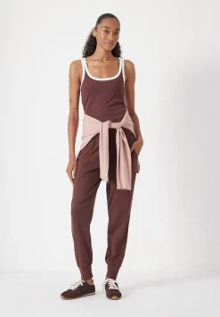 hush Joggers & Leggings|Trousers|Amie Joggers Burgundy Brown