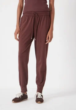 hush Joggers & Leggings|Trousers|Amie Joggers Burgundy Brown
