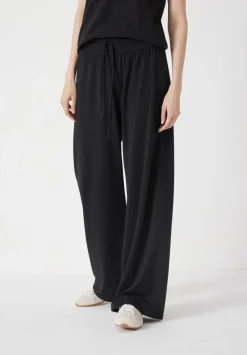 hush Joggers & Leggings|Trousers|Amie Wide Leg Joggers Black