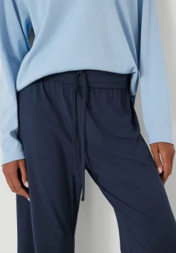 hush Joggers & Leggings|Trousers|Amie Wide Leg Joggers Midnight Navy
