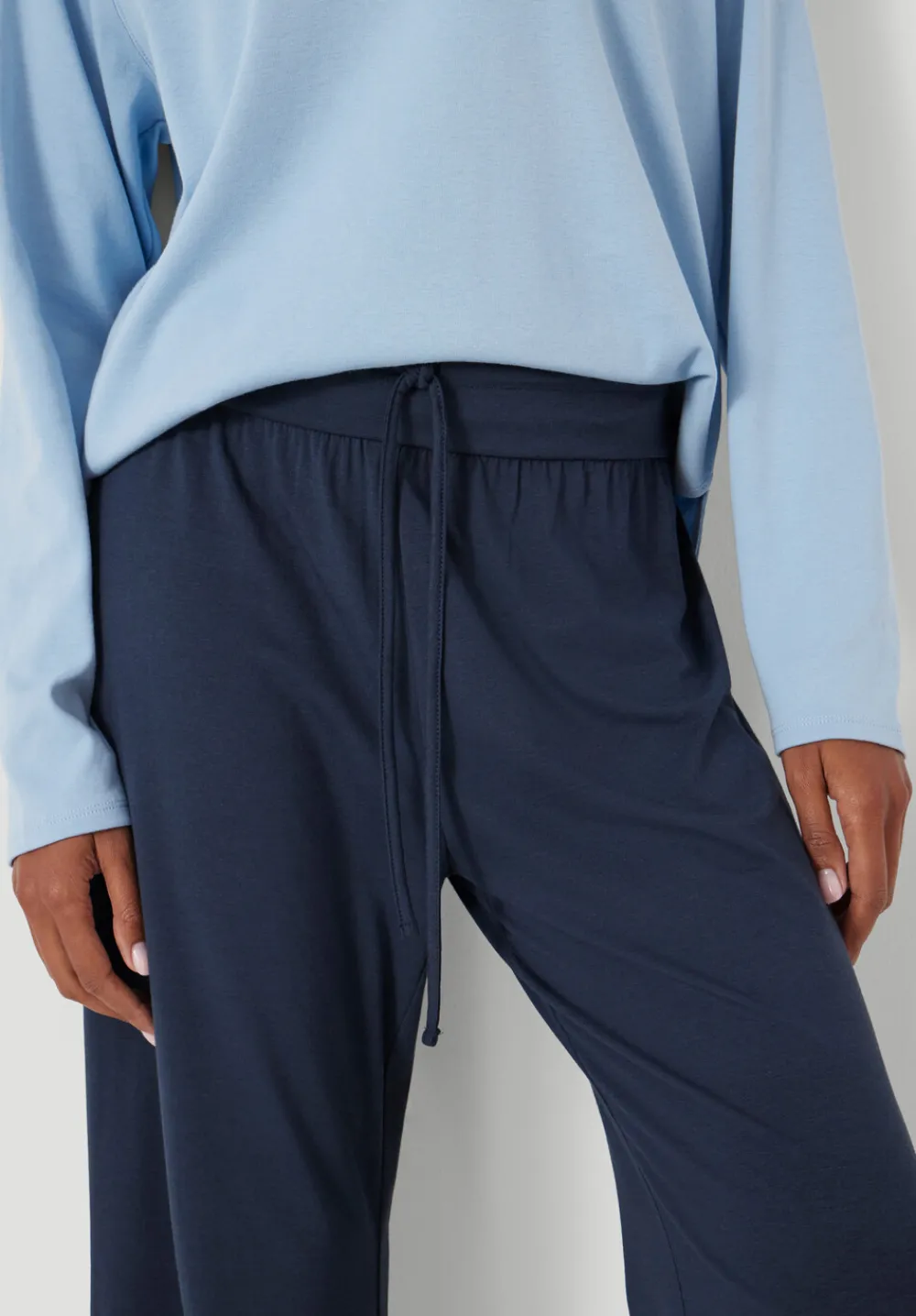 hush Joggers & Leggings|Trousers|Amie Wide Leg Joggers Midnight Navy