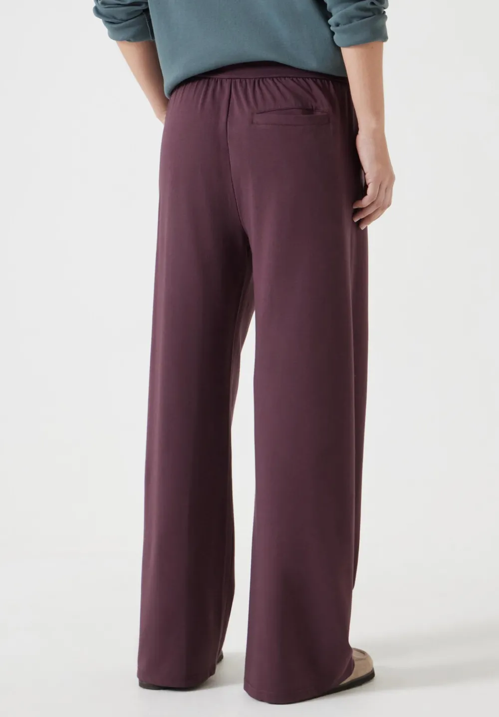 hush Joggers & Leggings|Trousers|Amie Wide Leg Joggers Fudge Brown