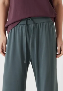 hush Joggers & Leggings|Trousers|Amie Wide Leg Joggers Sage Green