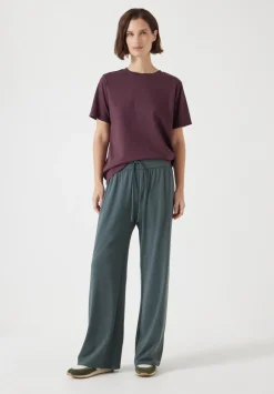 hush Joggers & Leggings|Trousers|Amie Wide Leg Joggers Sage Green