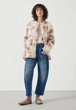 hush Jackets & Coats|Anya Teddy Jacket Neutral Beige