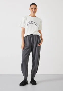 hush Tops & T-Shirts|Arctic Graphic T-Shirt White