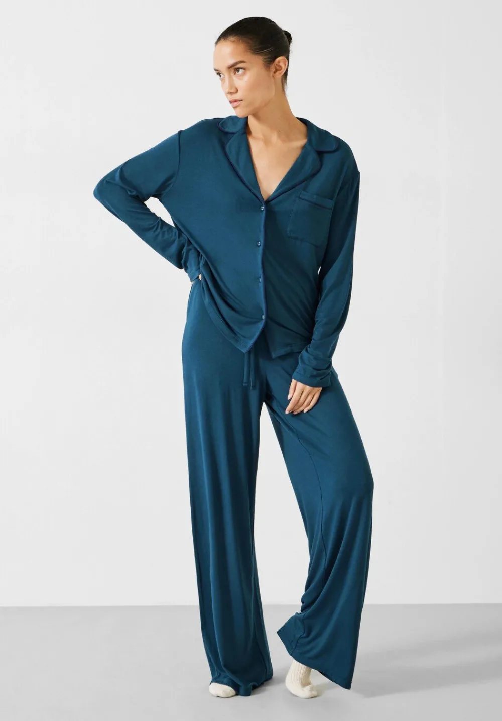 hush Pyjamas & Nightwear|Arion Jersey Pyjamas Teal