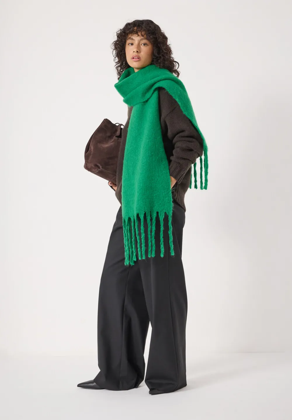 hush Scarves|Aspen Scarf Bright Green