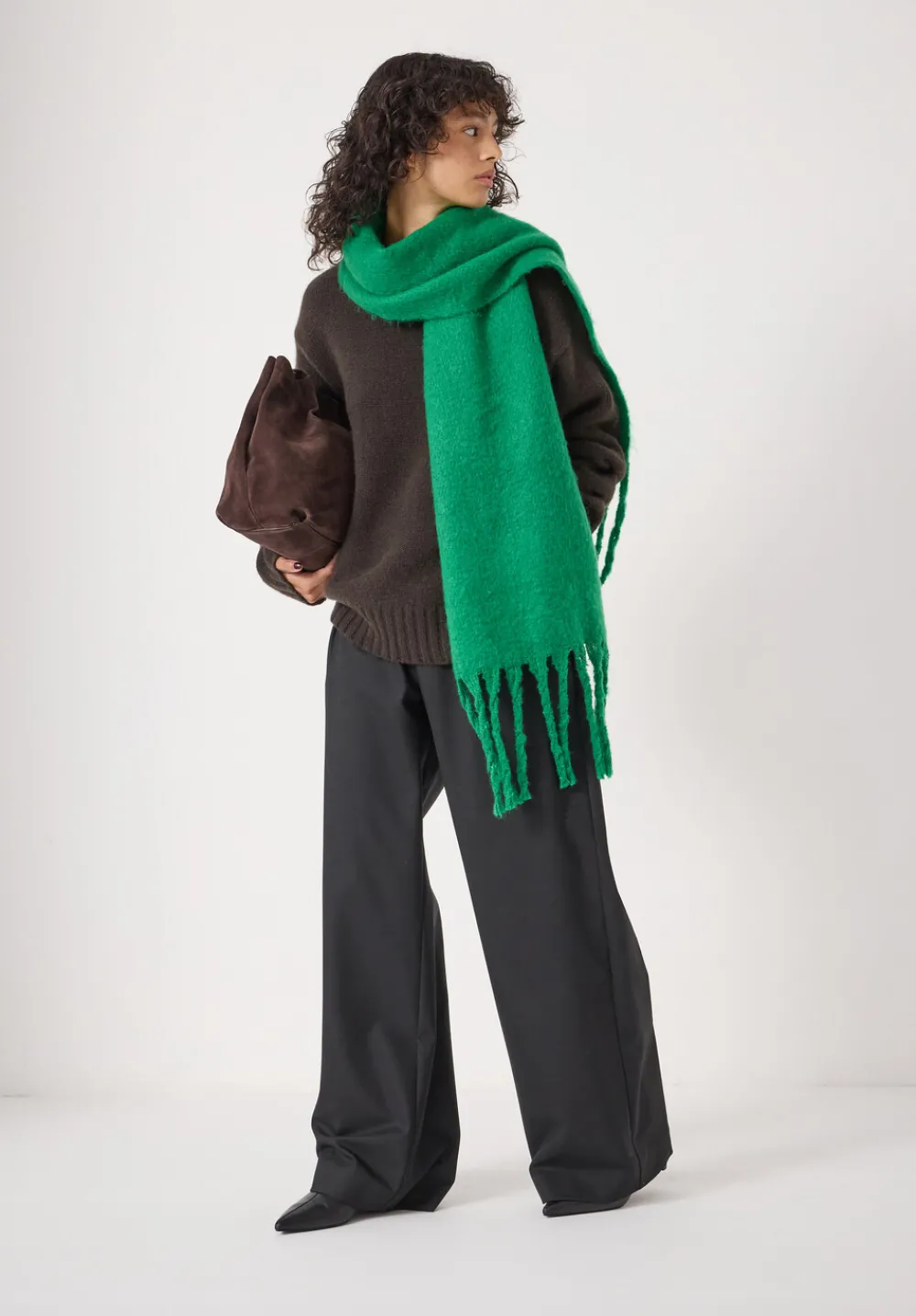 hush Scarves|Aspen Scarf Bright Green