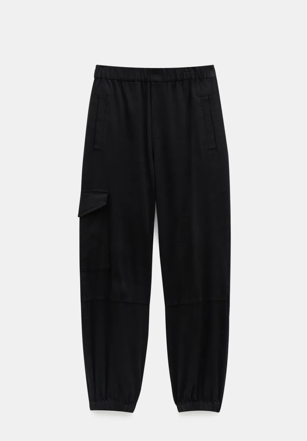hush Trousers|Ava Washed Cargo Trousers Washed Black