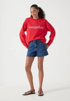 hush Sweatshirts & Hoodies|Avant Gardener Graphic Sweatshirt Bright Red