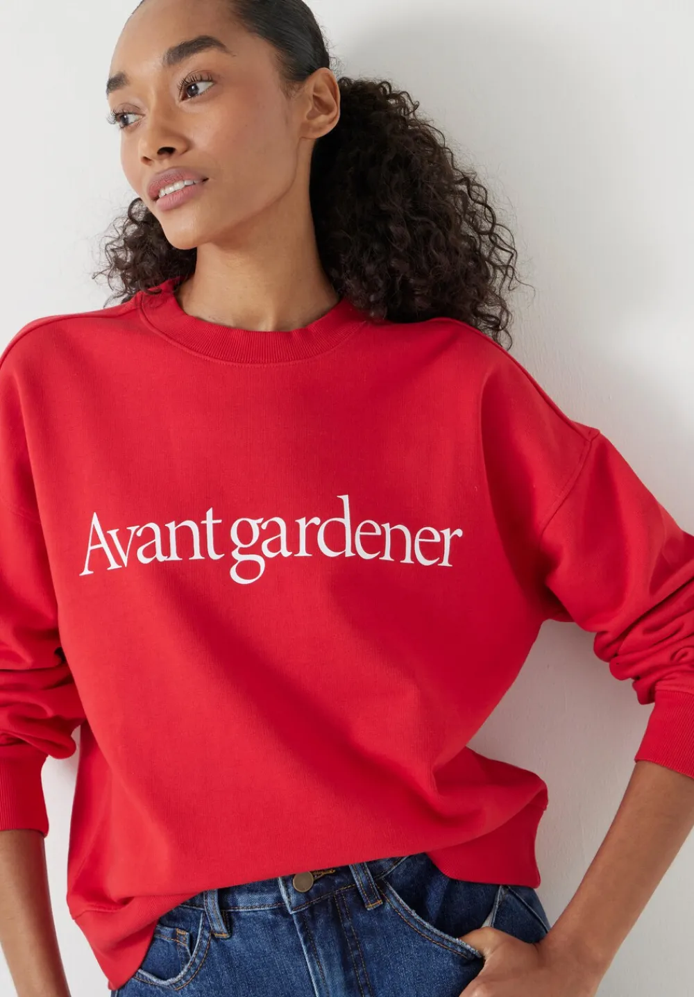 hush Sweatshirts & Hoodies|Avant Gardener Graphic Sweatshirt Bright Red