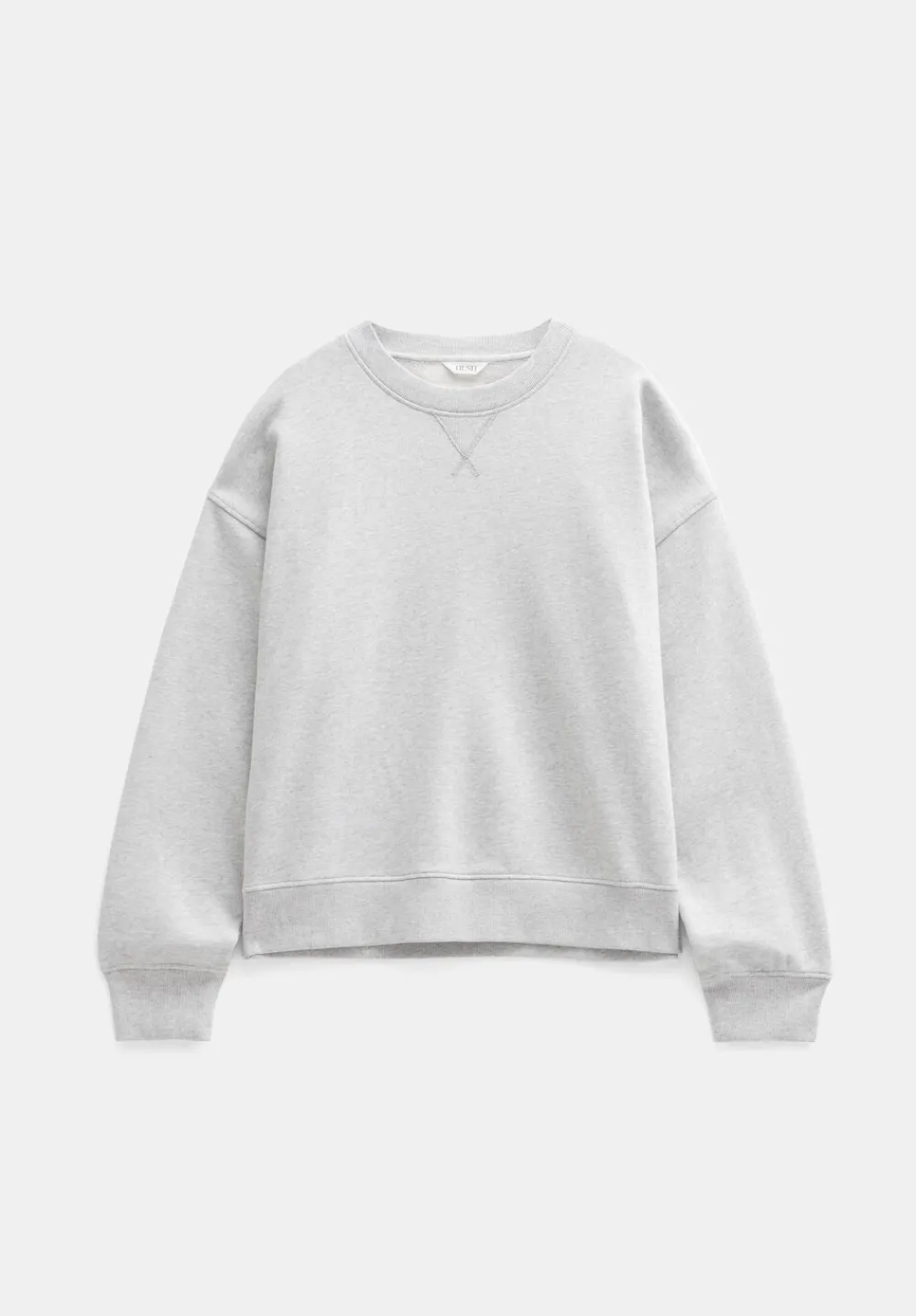hush Sweatshirts & Hoodies|Back Detail Sweatshirt Grey Marl