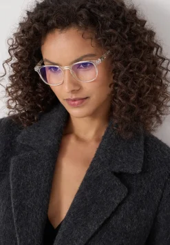 hush Glasses|Barner Dalston Glossy Reading Glasses Crystal