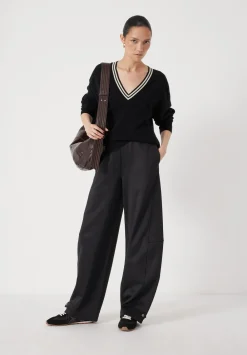 hush Joggers & Leggings|Trousers|Barrel Leg Jogger Black