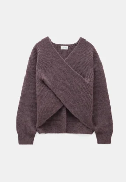 hush Jumpers & Cardigans|Betty Wool Blend Jumper Raisin Brown