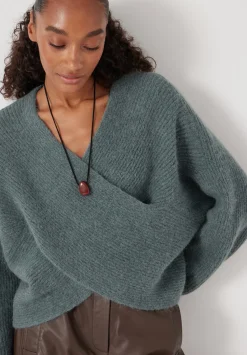 hush Jumpers & Cardigans|Betty Wool Blend Jumper Sage Green