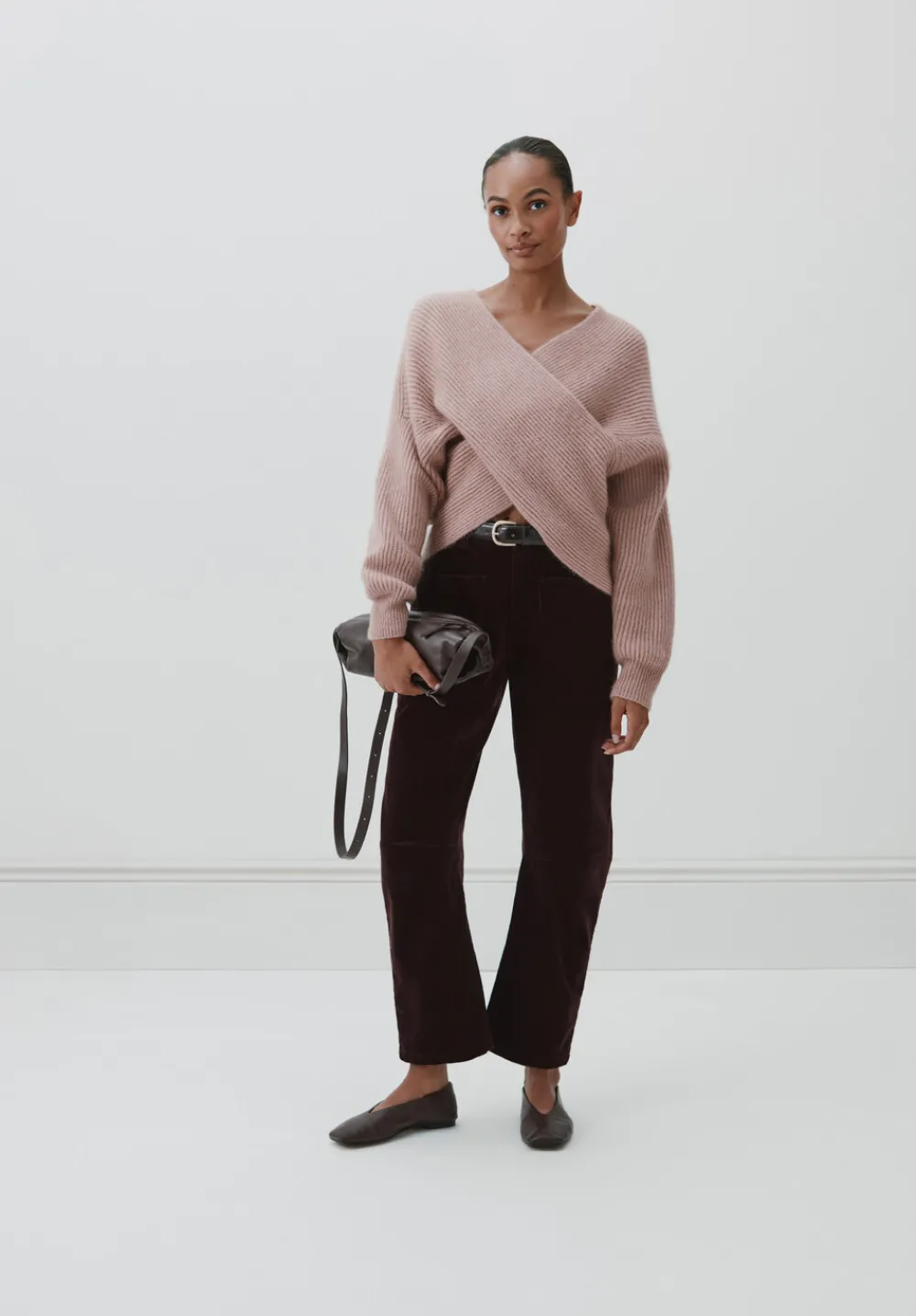 hush Jumpers & Cardigans|Betty Wool Blend Jumper Rosewood Pink