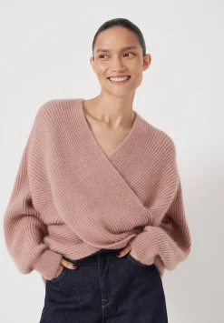 hush Jumpers & Cardigans|Betty Wool Blend Jumper Rosewood Pink