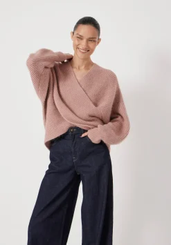 hush Jumpers & Cardigans|Betty Wool Blend Jumper Rosewood Pink