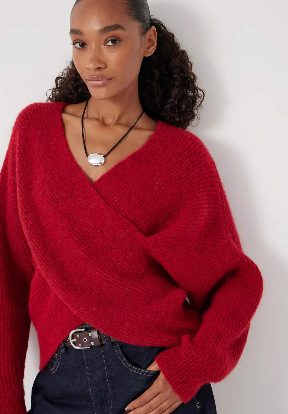 hush Jumpers & Cardigans|Betty Wool Blend Jumper Fiery Red