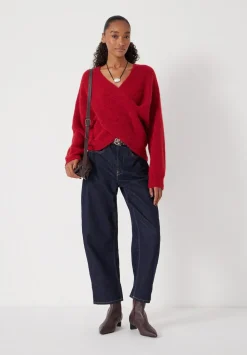 hush Jumpers & Cardigans|Betty Wool Blend Jumper Fiery Red